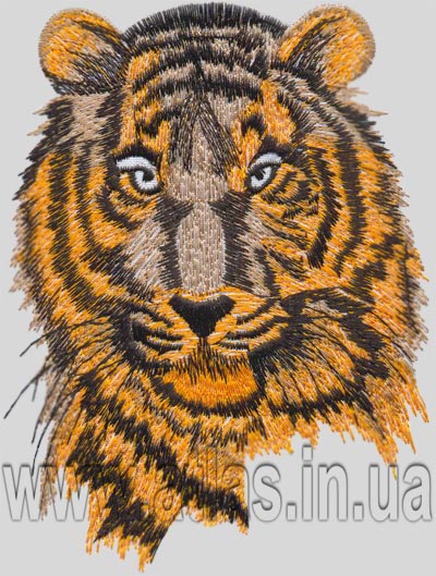 Stickerei auf der Jacke - Tiger