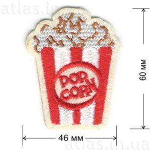 POPCORN нашивка на молодежную одежду