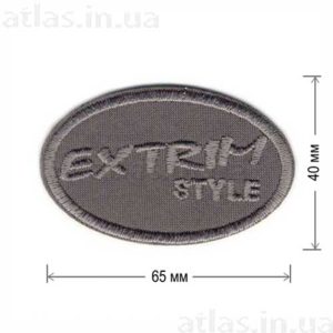 нашивка extrim style серая