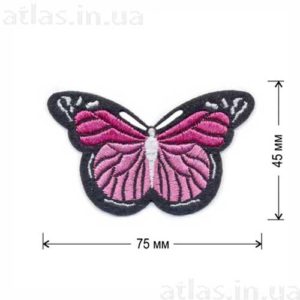 бабочка розовая 1