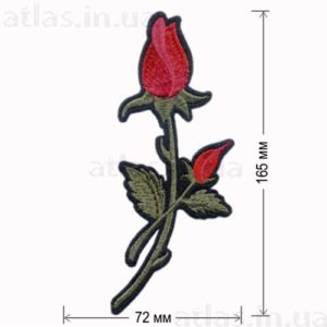 красная роза клеевая аппликация
