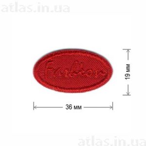 fashion patch нашивка красная