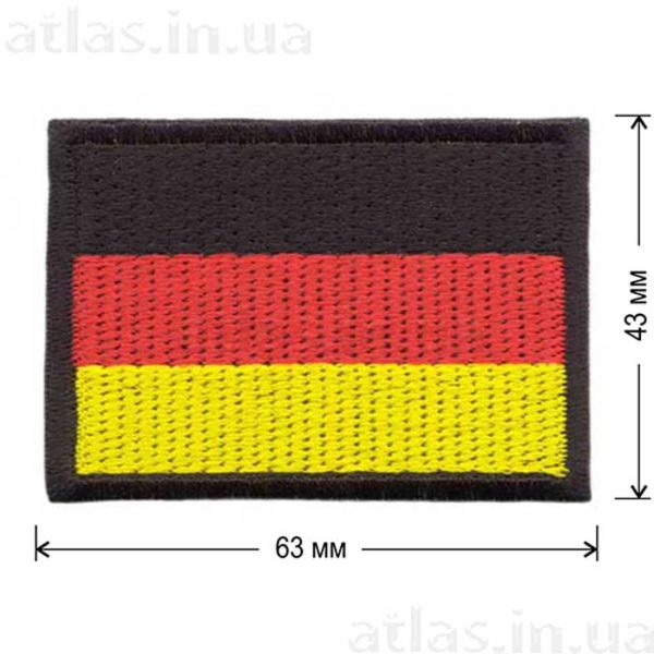 флаг германии нашивка