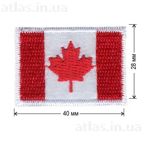 флаг канады нашивка