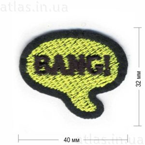 bang клеевая нашивка