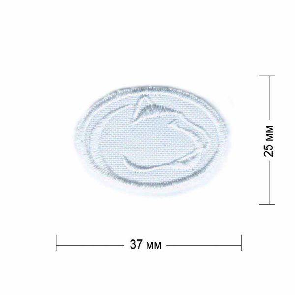 Нашивка "Н30-11" 37х25 мм белая