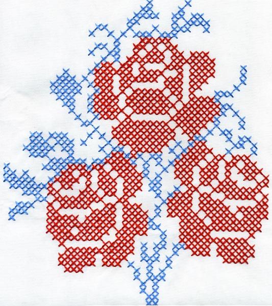 Kreuzstich 6 mm Viskosefaden