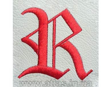 Embroidery on leather