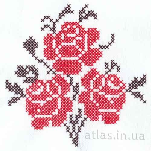 Stickstich Diagramm Kreuzstich 2 mm einfach Viskosefaden