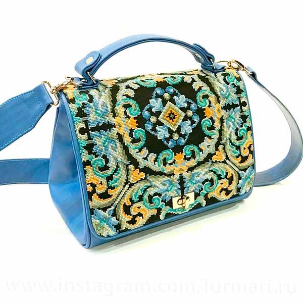 вышивка на сумке