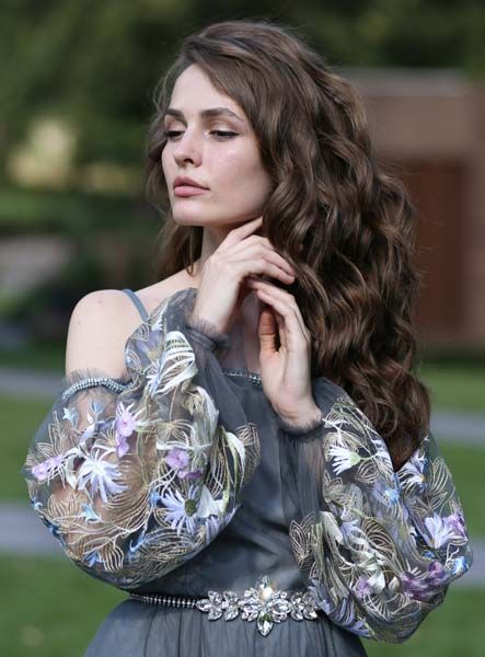 Машинная вышивка - бабочка