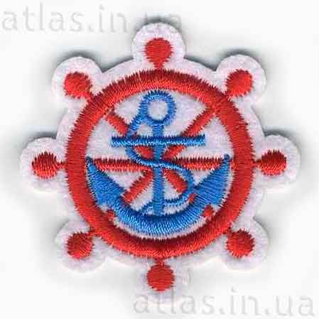 Нашивка на джинси - штурвал