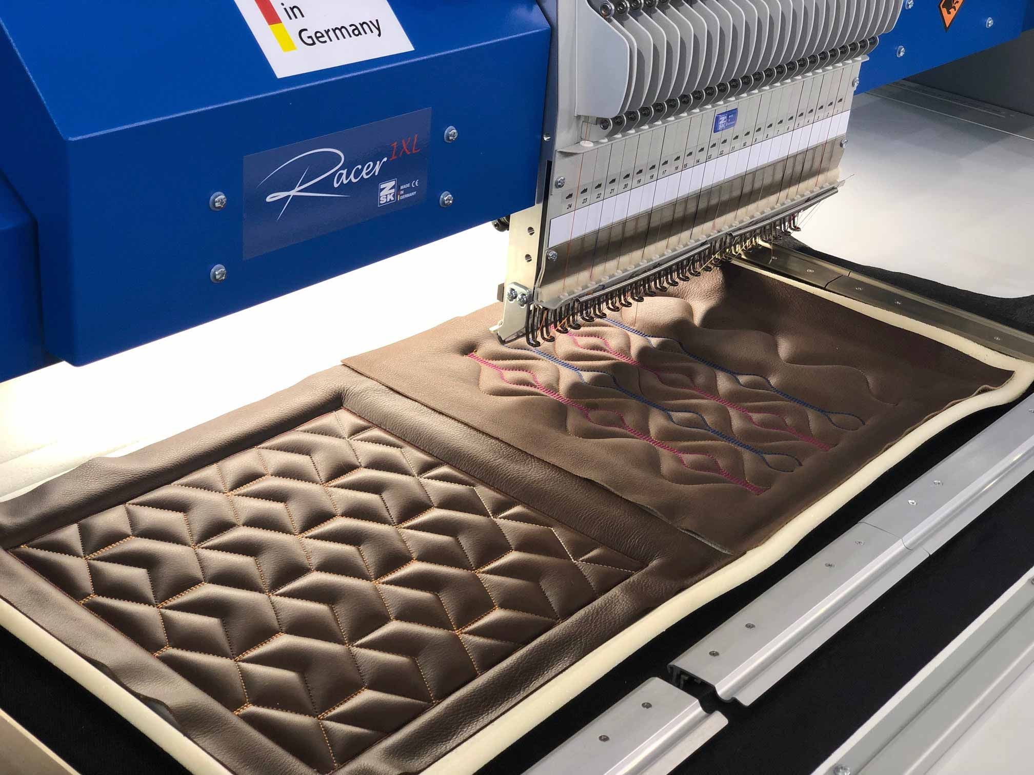 Стёжка на вышивальной машине