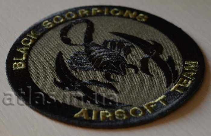 Patch Black scorpions - airsoft team