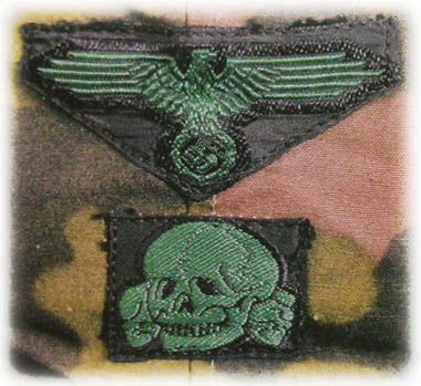 symbolism on the SS camouflage cap