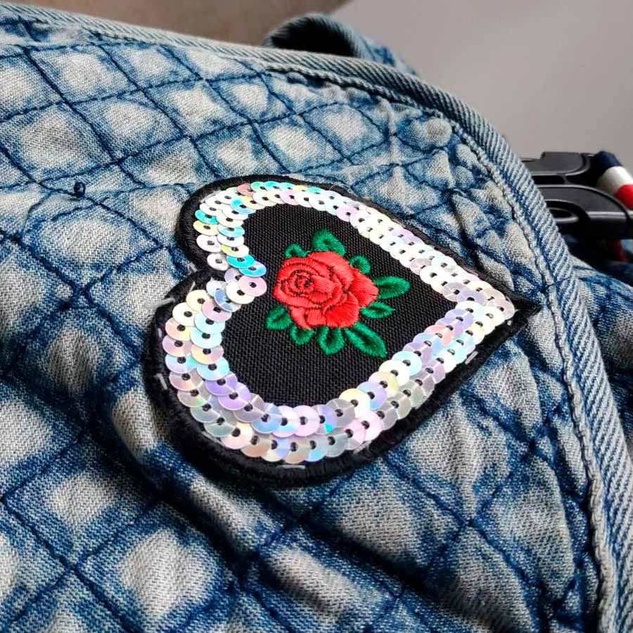 Pailletten-Aufnäher