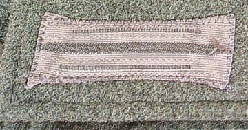 buttonhole, sewn zigzag seam