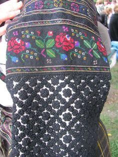 Традиционный узор Тернопольщина Украина - схема вышивки крестиком